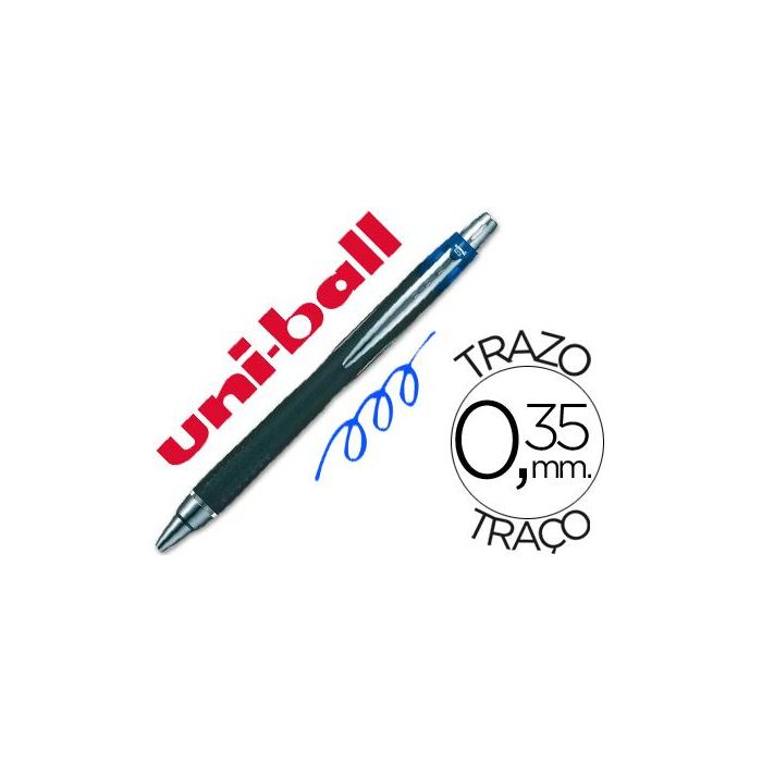 Uniball Rollerball Jetstream Sxn-210 Retráctil 1.0 mm Azul Caja 12 Ud