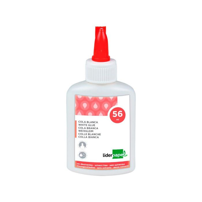 Pegamento Cola Blanca Lavable Liderpapel Bote De 56 mL 1