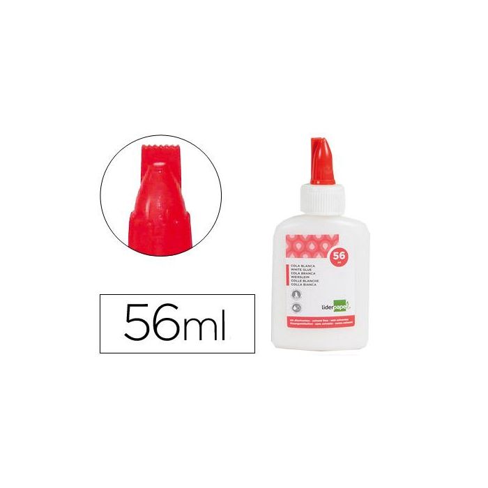 Pegamento Cola Blanca Lavable Liderpapel Bote De 56 mL