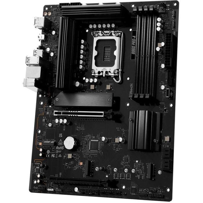 ASRock B860 Pro-A Placa Base ATX LGA 1851 DDR5 con HDMI/DP, Intel B860 Chipset para PC 3