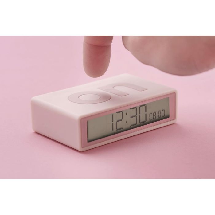 Reloj-Despertador Lexon Reversible Rosa 2 Reloj-Despertador Lexon Reversible Rosa 2