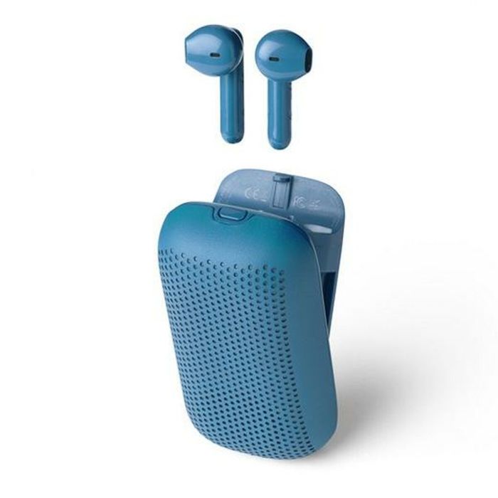 Lexon auriculares bluetooth con bateria recargable y resistente al agua style 2-in-1 3w azul Lexon auriculares bluetooth con bateria recargable y resistente al agua style 2-in-1 3w azul
