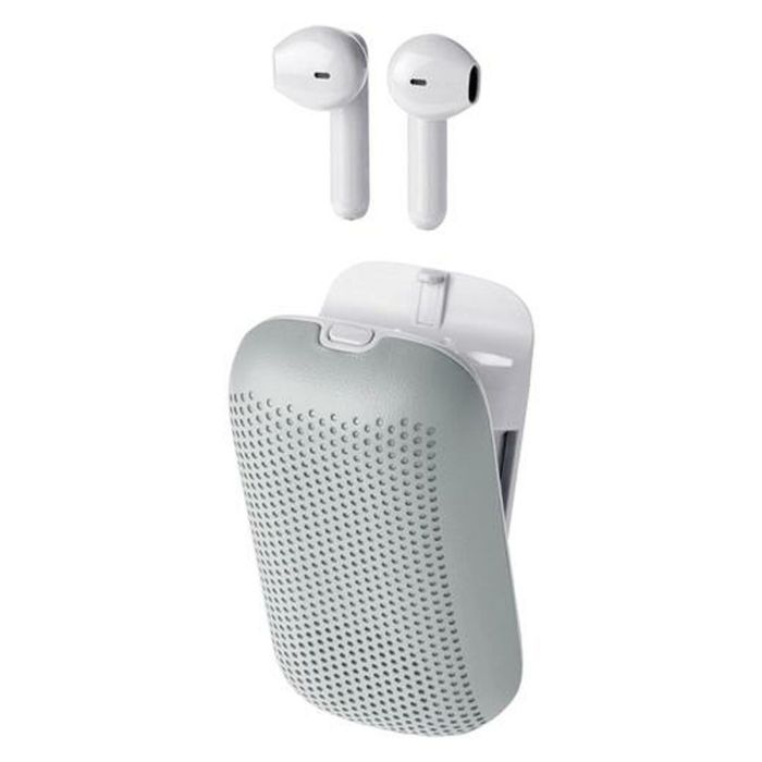Lexon auriculares bluetooth con bateria recargable y resistente al agua style 2-in-1 3w gris Lexon auriculares bluetooth con bateria recargable y resistente al agua style 2-in-1 3w gris