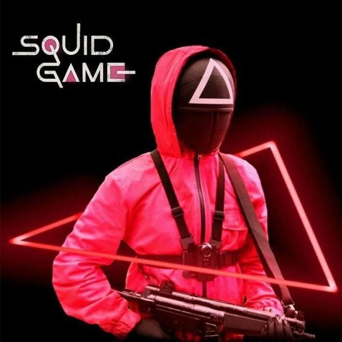 Máscara Squid Game Triangle Soldier Accesorio para Disfraz 2