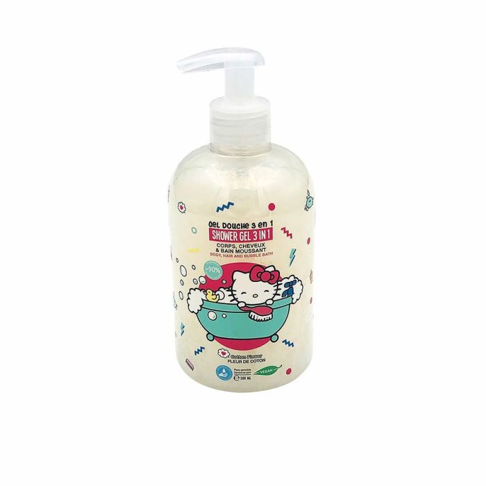 Take Care Hello Kitty Gel Baño, Champú & Baño de Espumas 3 en 1 para Niños. Vegano, Hidratante, Flores Algodón, 500 ml Dosificador Take Care Hello Kitty Gel Baño, Champú & Baño de Espumas 3 en 1 para Niños. Vegano, Hidratante, Flores Algodón, 500 ml Dosificador