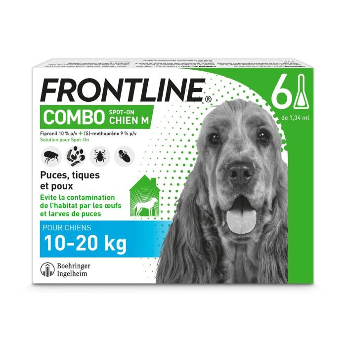 Antiparásitos Frontline Perro 10-20 Kg 1,34 ml 6 Unidades