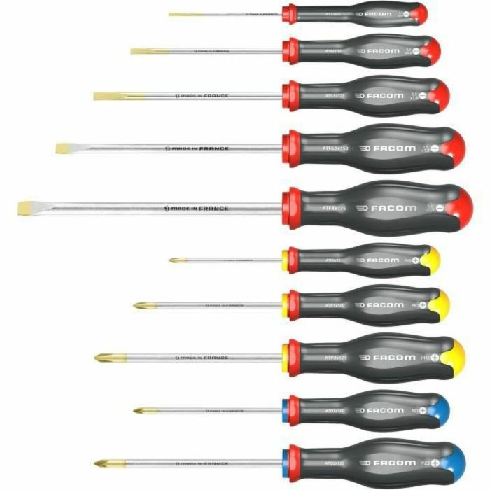 FACOM JUEGO DE 10 DESTORNILLADORES PROTWIST