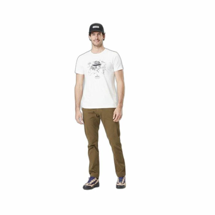 Camiseta Picture DS Surf Cabin Natural Blanco Hombre 3