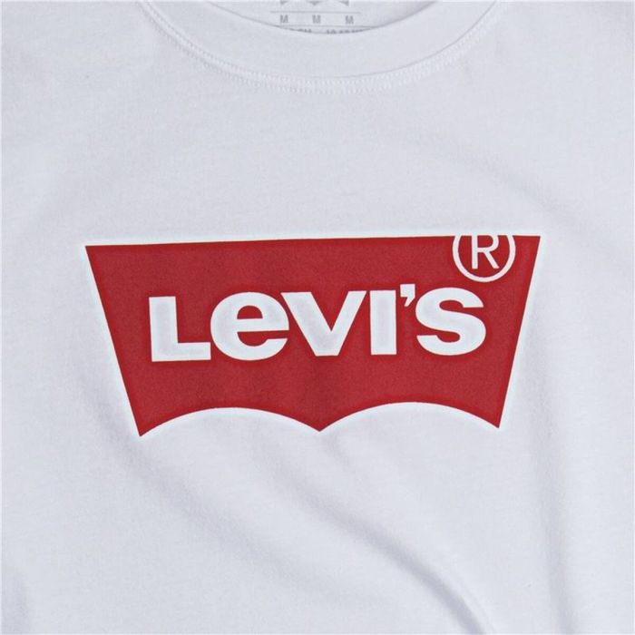 Camiseta de Manga Corta Infantil Levi's Batwing Logo Blanco 2