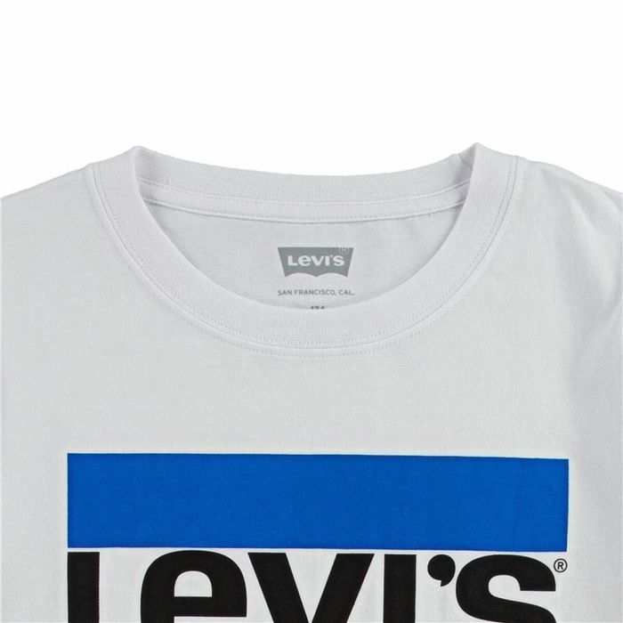 Camiseta de Manga Corta Niño Levi's Sportswear Logo Blanco 2