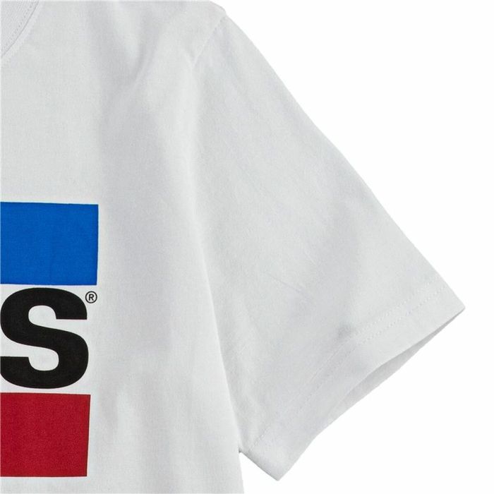 Camiseta de Manga Corta Niño Levi's Sportswear Logo Blanco 1
