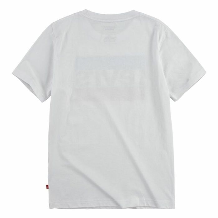 Camiseta de Manga Corta Niño Levi's Sportswear Logo Blanco 6