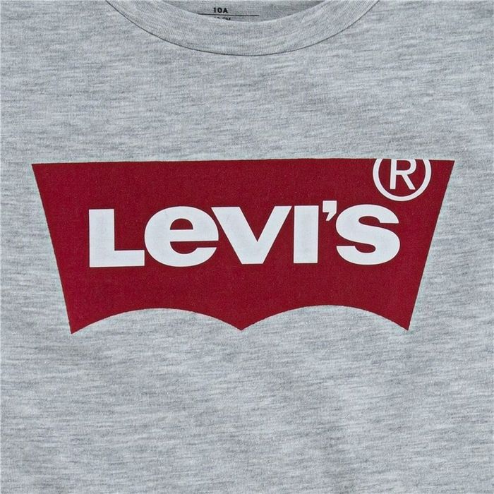 Camiseta de Manga Corta Infantil Levi's Batwing Gris claro 3