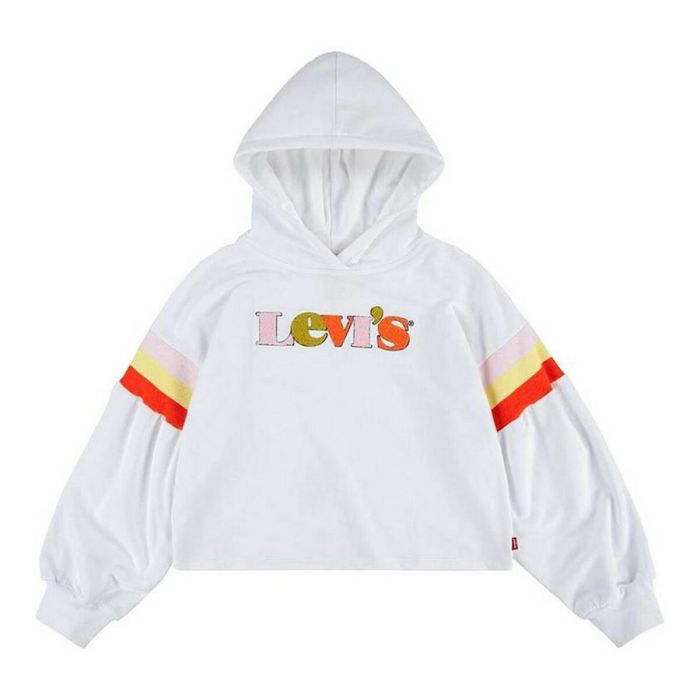 Sudadera Infantil Levi's Full Sleeve High Rise Blanco