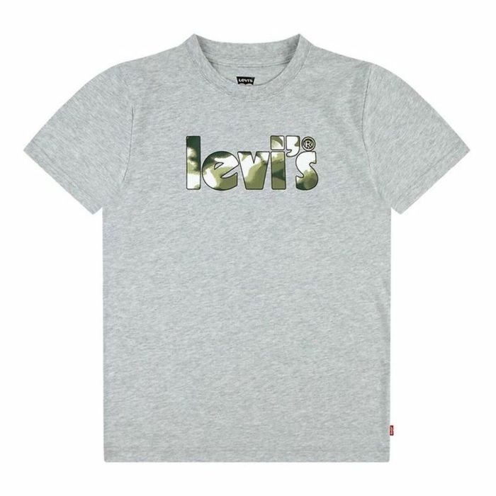 Camiseta Levi's Camo Poster Logo Gray Gris 2