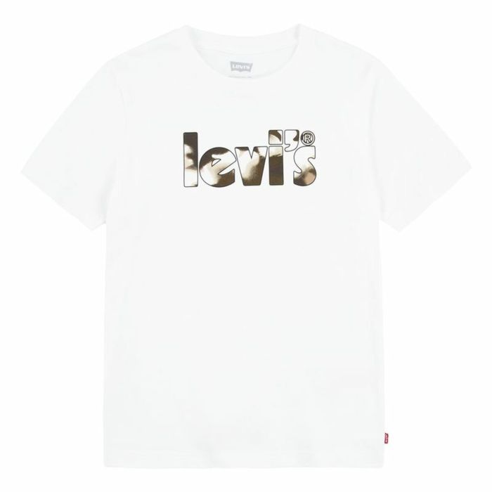 Camiseta Levi's Camo Poster Logo Bright Blanco 5