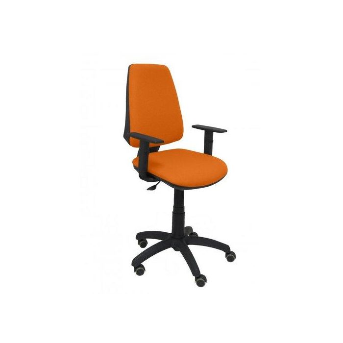Silla Piqueras Y Crespo Elche Cp Brazos Regulables Mecanismo Contacto Permanente Regulacion De Profundidad Ruedas De Parquet Asiento Y Respaldo Tapizado Bali Naranja