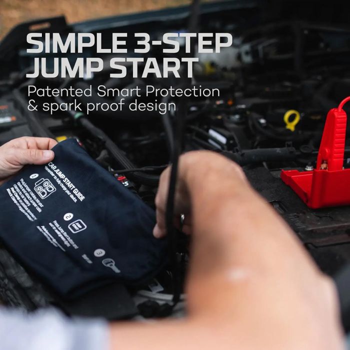 Arrancador + compresor de aire assist air jump starter. nebo 3