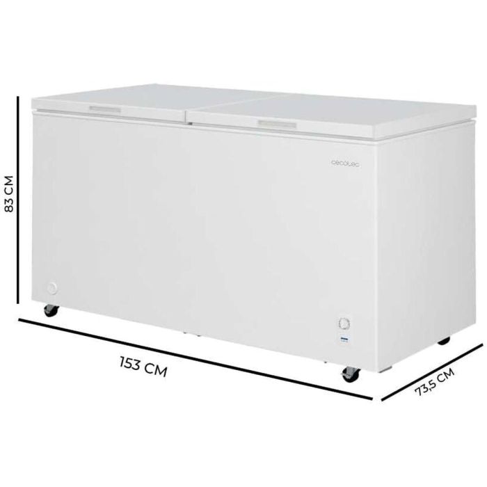 Congelador Cecotec Chest Duo 508M Blanco E 500 L 2