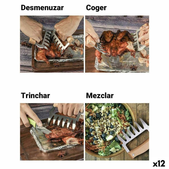 Desmenuzador de carne Algon 1,8 mm 2 Piezas (12 Unidades) 17 Desmenuzador de carne Algon 1,8 mm 2 Piezas (12 Unidades) 17