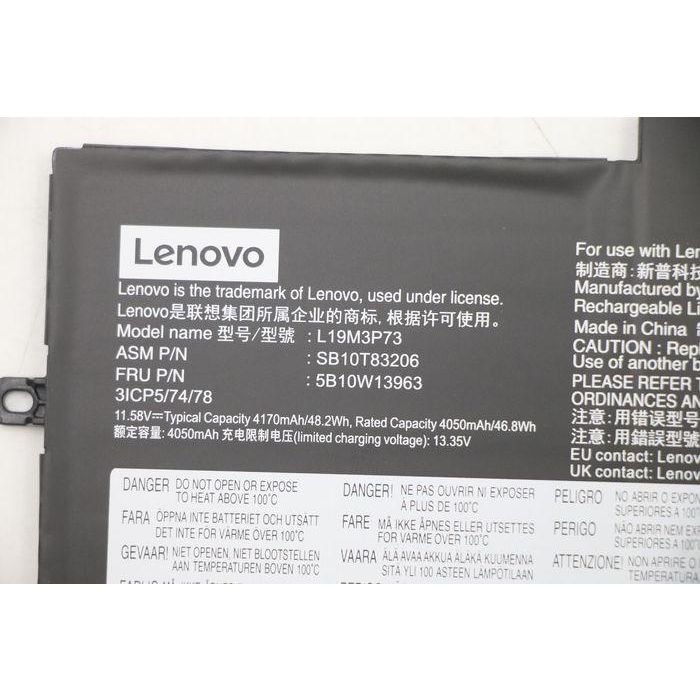 Lenovo Batería Interna Ion-Litio L19M3P73 para Portátil Lenovo, 48.2Wh, 11.58V, 185g 4