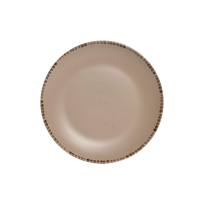 Plato Scandi DKD Home Decor Marron 27 x 3 x 27 cm (6 Unidades) 0 Plato Scandi DKD Home Decor Marron 27 x 3 x 27 cm (6 Unidades) 0
