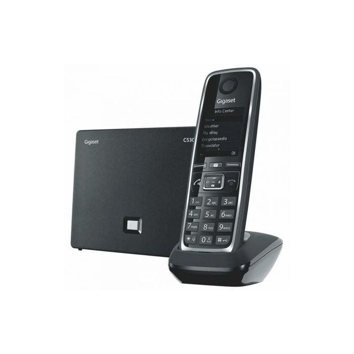 TELÉFONO VOIP GIGASET C530 IP - HASTA 2 LINEAS VOIP + 1 ANALÓGICA - AGENDA 150 NOMBRES - MANOS LIBRES FULL DUPLEX - SONIDO HDSP TELÉFONO VOIP GIGASET C530 IP - HASTA 2 LINEAS VOIP + 1 ANALÓGICA - AGENDA 150 NOMBRES - MANOS LIBRES FULL DUPLEX - SONIDO HDSP