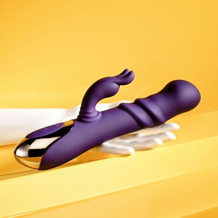 Vibrador Doble Estimulación Evolved Playboy Morado Púrpura 13 Vibrador Doble Estimulación Evolved Playboy Morado Púrpura 13