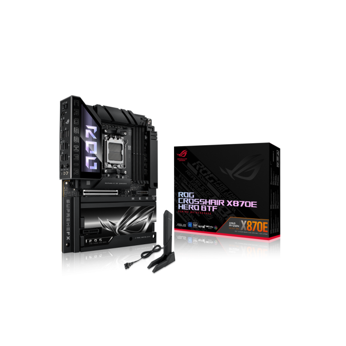 Asus Rog Crosshair X870E Hero Btf Amd X870E Zócalo Am5 Atx 10 Asus Rog Crosshair X870E Hero Btf Amd X870E Zócalo Am5 Atx 10