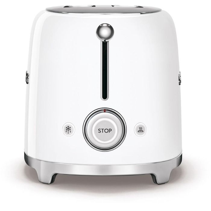 Smeg TSF01WHEU Tostadora 2 Rebanadas Estilo Años 50 Blanco 2 Smeg TSF01WHEU Tostadora 2 Rebanadas Estilo Años 50 Blanco 2
