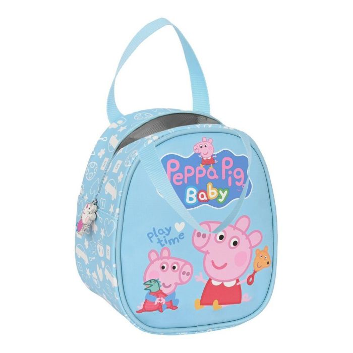 Portameriendas Térmico Peppa Pig Baby Azul 19 x 22 x 14 cm 0 Portameriendas Térmico Peppa Pig Baby Azul 19 x 22 x 14 cm 0