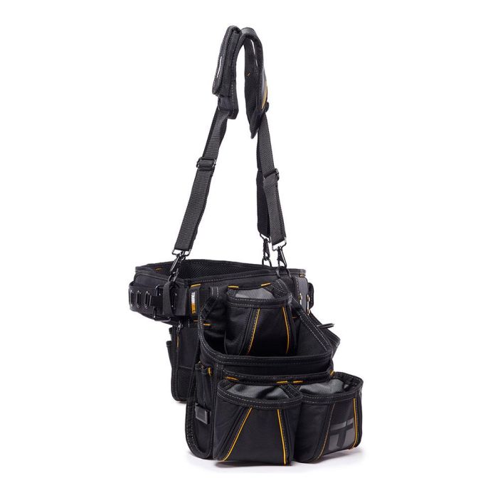 Toughbuilt Set Cinturón con Tirantes Pro Encofrador 25 Bolsillos para Cinturas de 81-121cm 1