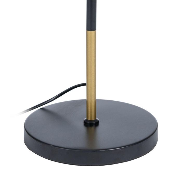 Lámpara de Pie 30 x 30 x 155 cm Negro Dorado Metal 2 Lámpara de Pie 30 x 30 x 155 cm Negro Dorado Metal 2