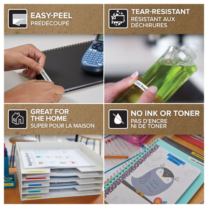 DYMO Cinta LT 12mmx4mt -Negro/Verde 4