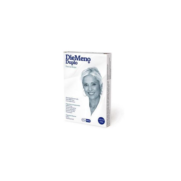 ALMOND Diemeno Duplo Menopausia 30 Cápsulas Blancas y 30 Transparente con Isoflavonas de Soja y Salvia