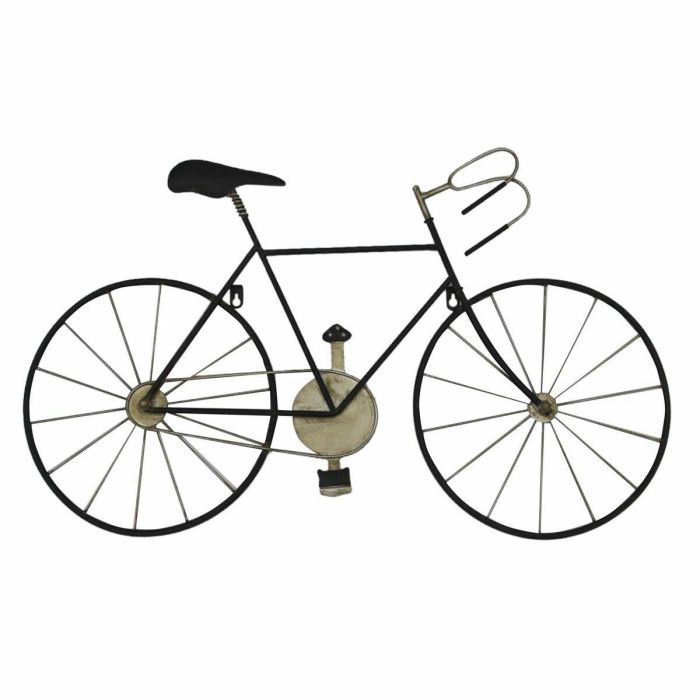 Figura Decorativa DKD Home Decor 78 x 2,5 x 45 cm Bicicleta Vintage (2 Unidades) 3