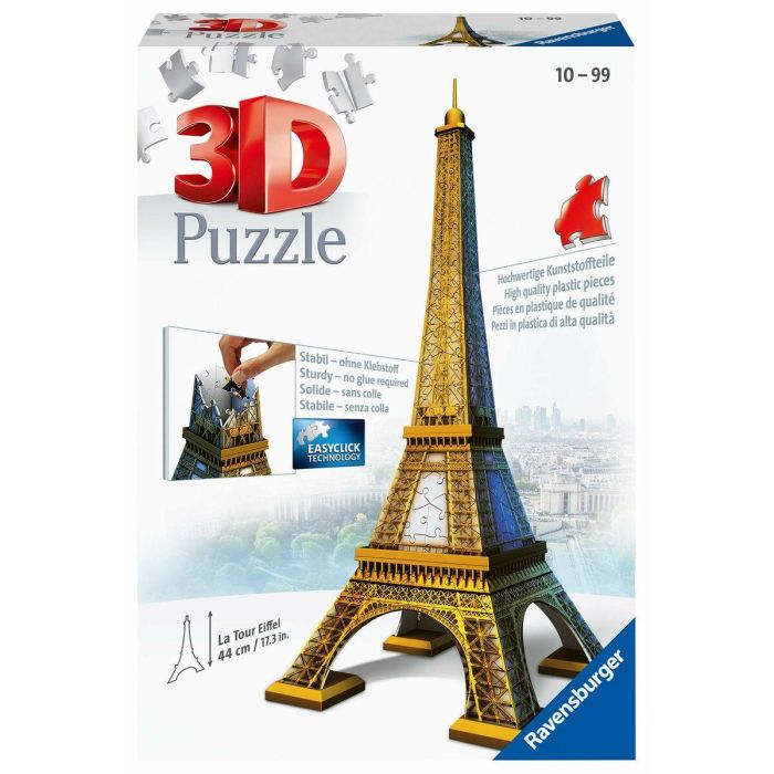 Ravensburger 3D Puzzle Torre Eiffel 216 Piezas, Montaje sin Pegamento, Para +12 Años 11 Ravensburger 3D Puzzle Torre Eiffel 216 Piezas, Montaje sin Pegamento, Para +12 Años 11