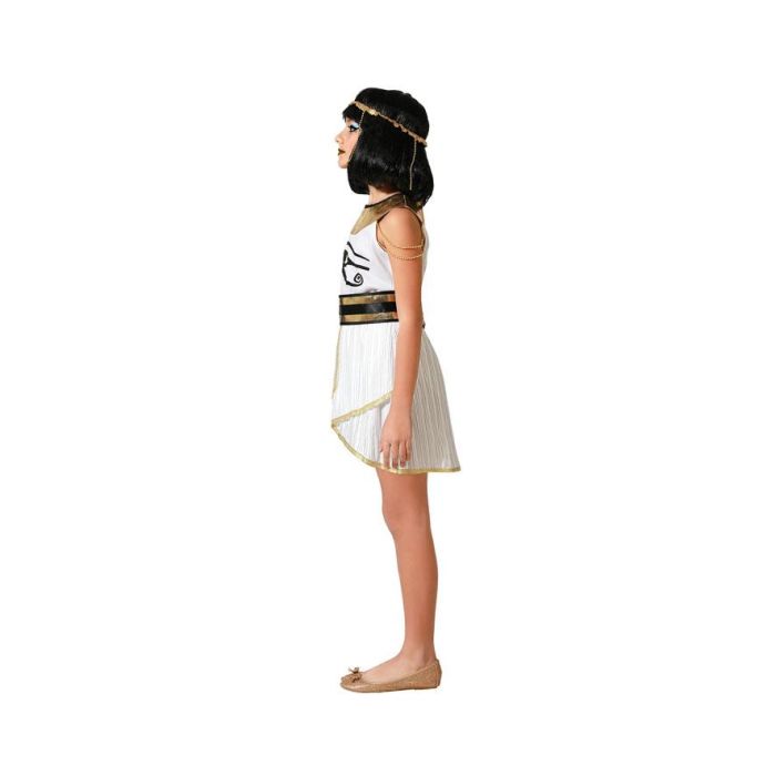 Disfraz Egipcia Niña Vestido Blanco Con Diadema 10-12 Años 1 Disfraz Egipcia Niña Vestido Blanco Con Diadema 10-12 Años 1
