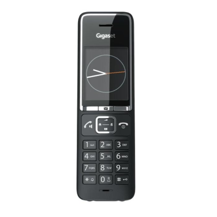 Gigaset Wireless Phone 550 Hx S30852-H3051-R104 - Teléfono Inalámbrico Negro Cromo