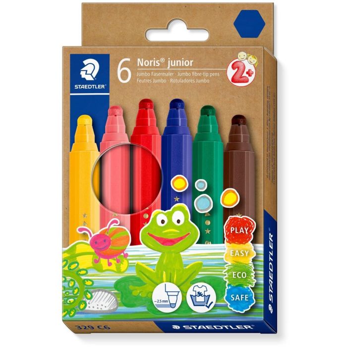 STAEDTLER Fasermaler Noris junior Jumbo 6er-Set 0 STAEDTLER Fasermaler Noris junior Jumbo 6er-Set 0