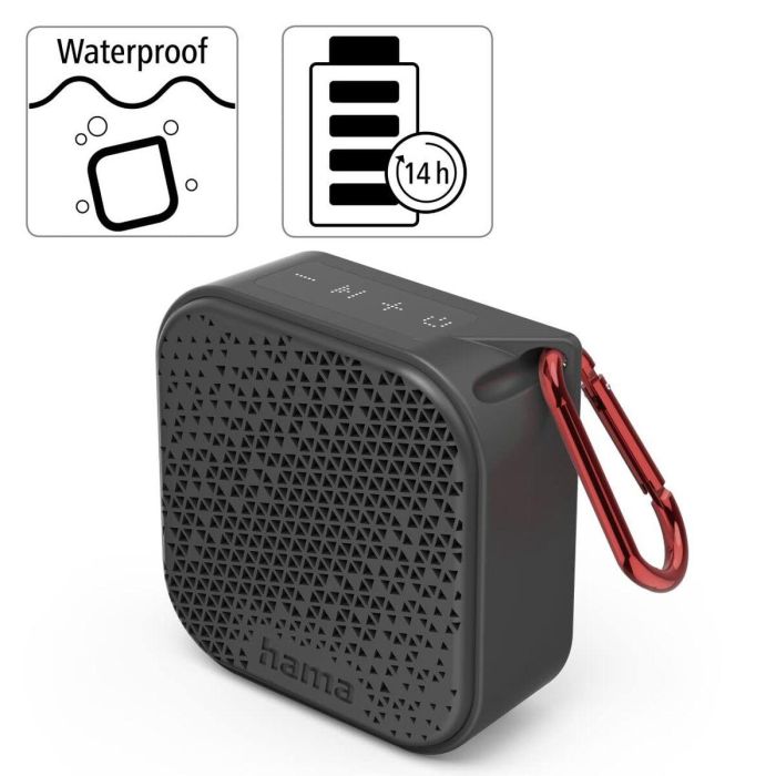 Altavoz Bluetooth Hama 00188224 Negro 11 Altavoz Bluetooth Hama 00188224 Negro 11
