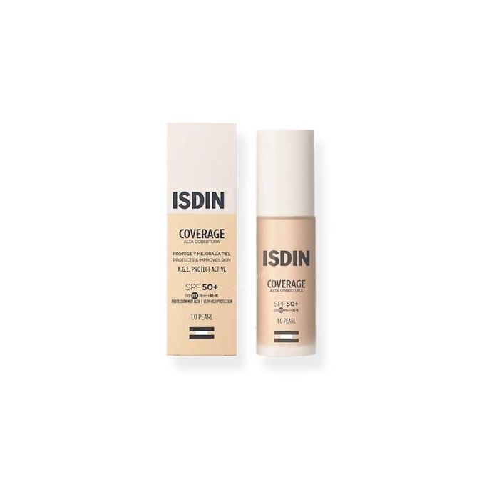 ISDIN Isdin Coverage 1 Pearl SPF50+ Maquillaje Fluido Protector Solar 30G