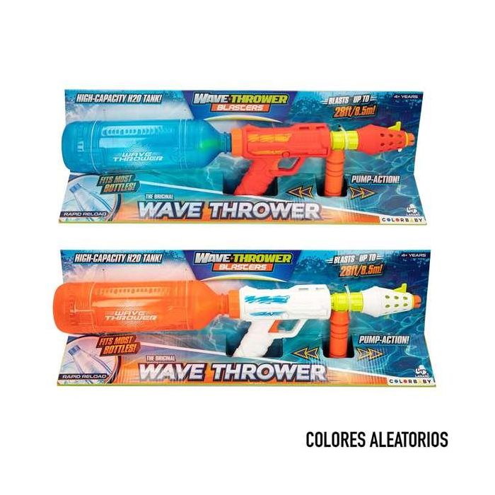 Pistola agua wave thrower blaster alcance 8.5 metros 2 mod sdos - modelos surtidos 1 Pistola agua wave thrower blaster alcance 8.5 metros 2 mod sdos - modelos surtidos 1
