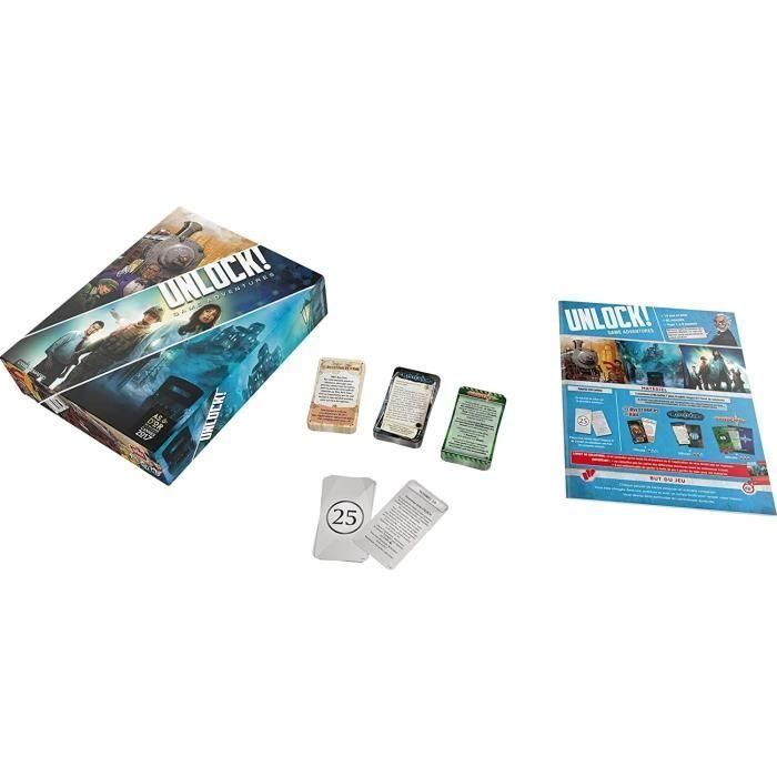 Asmodee ¡Desbloquear! Vaqueros Espaciales - Juego de Mesa Escape Room con 3 Aventuras, App Gratuita, 1-6 Jugadores, +10 Años, 60 Minutos 2