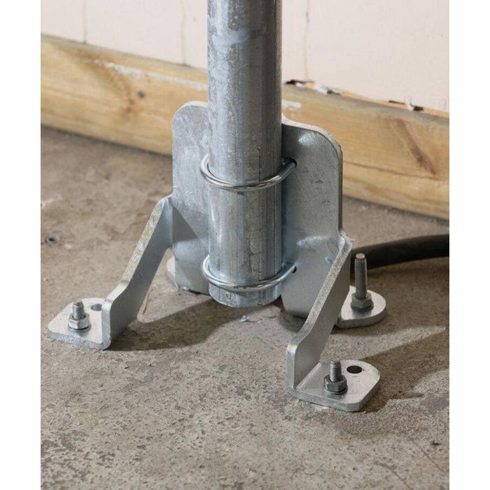 Next Green Soporte Techo y Suelo para Tubo Acero 60mm HD para Instalación de Caja de Carga 3