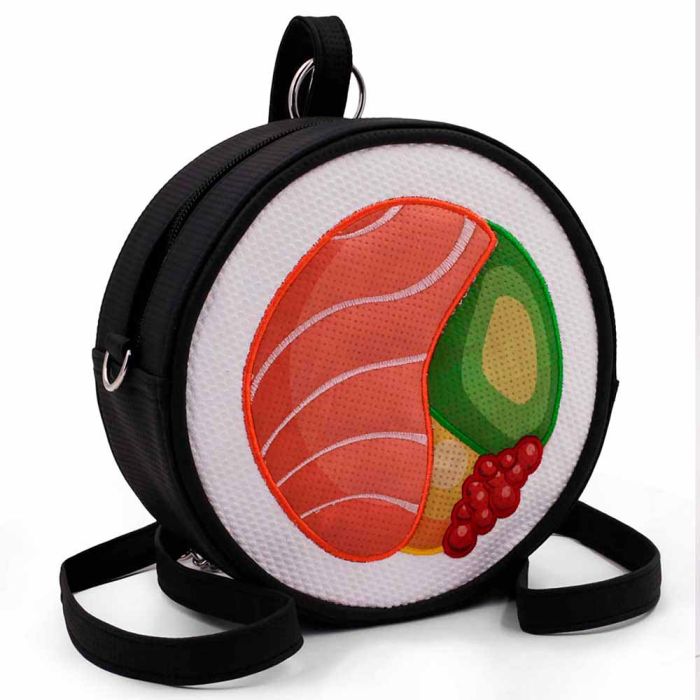 Bolso-Mochila Sushi Maki Oh My Pop! Negro 1