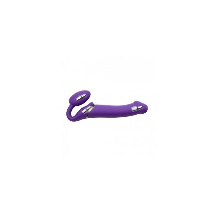 Arnés Doble Vibrating Strap-on-me Purple 6