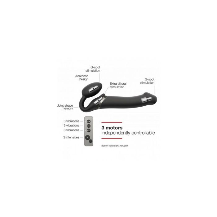 Vibrador Strap-on-me 6013953 Negro M 5