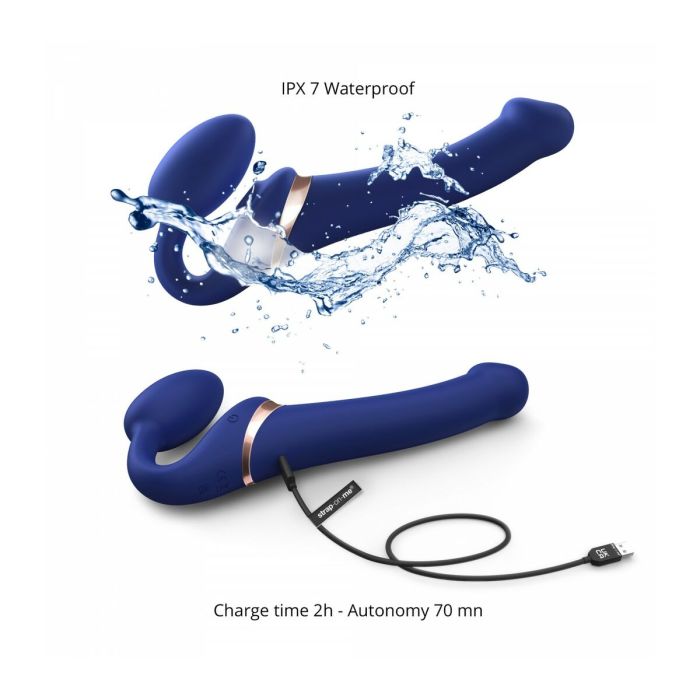 Vibrador Strap-on-me 6017401 Azul L 2