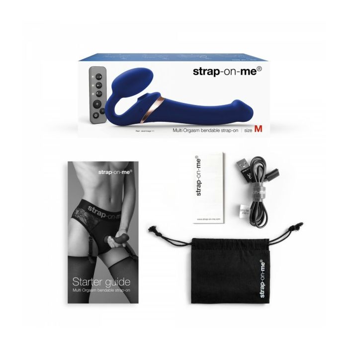 Vibrador Strap-on-me 6017401 Azul L 1